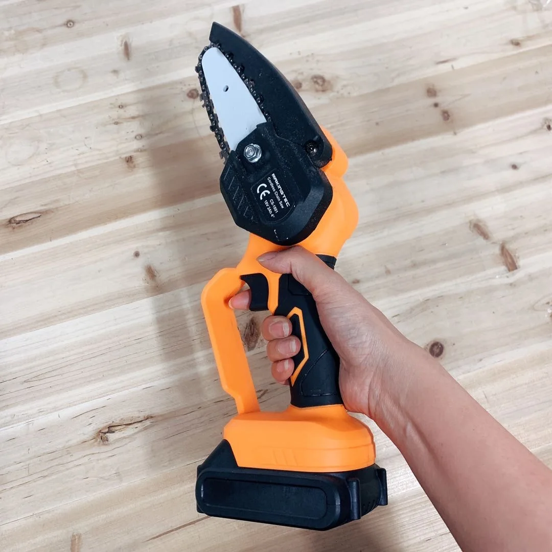 Whole sale construction tools Handheld mini Cordless electric chain saw with lithium battery for bamboo branches wood CS-1803