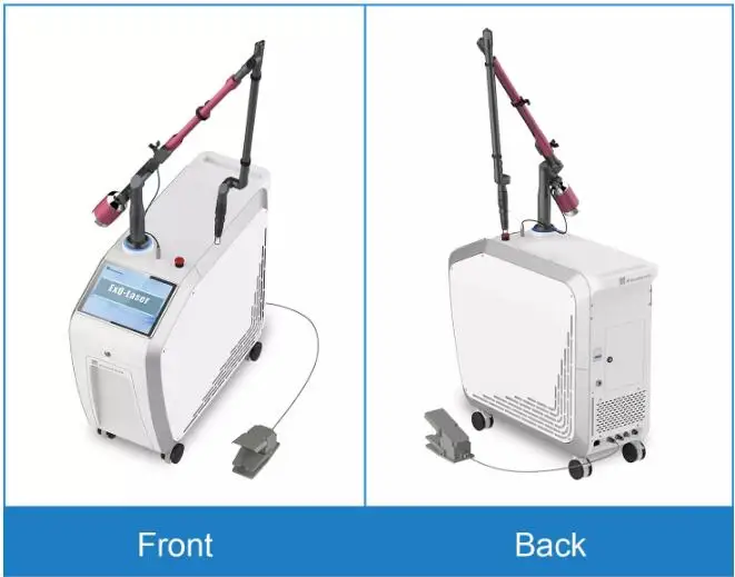 Q-switch Nd yag лазер, большая мощность, удаление татуировок и омоложение кожи, заводская цена и бесплатная тренировка