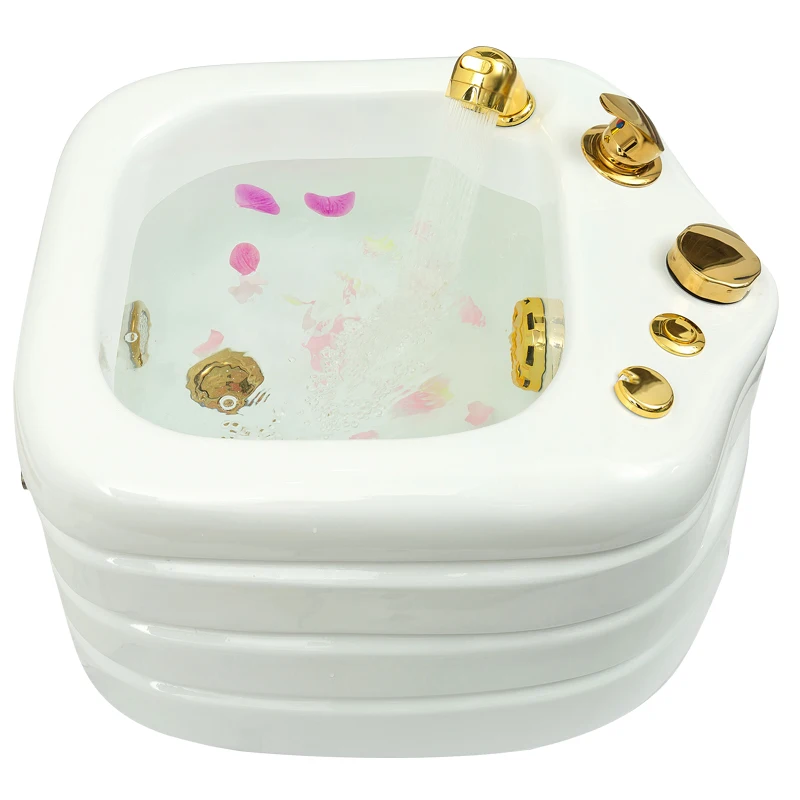 Home Salon Foot spa Bucket Pedicure Bowl Lights & Bubbles Pedicure Basin Pedicure Chair Beauty Salon