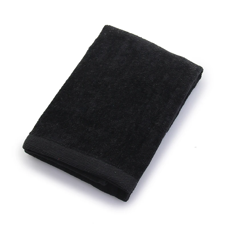 Stock Available Golf Towel Custom Logo Plain Color 100% Cotton Golf Towels With Grommet And Hook