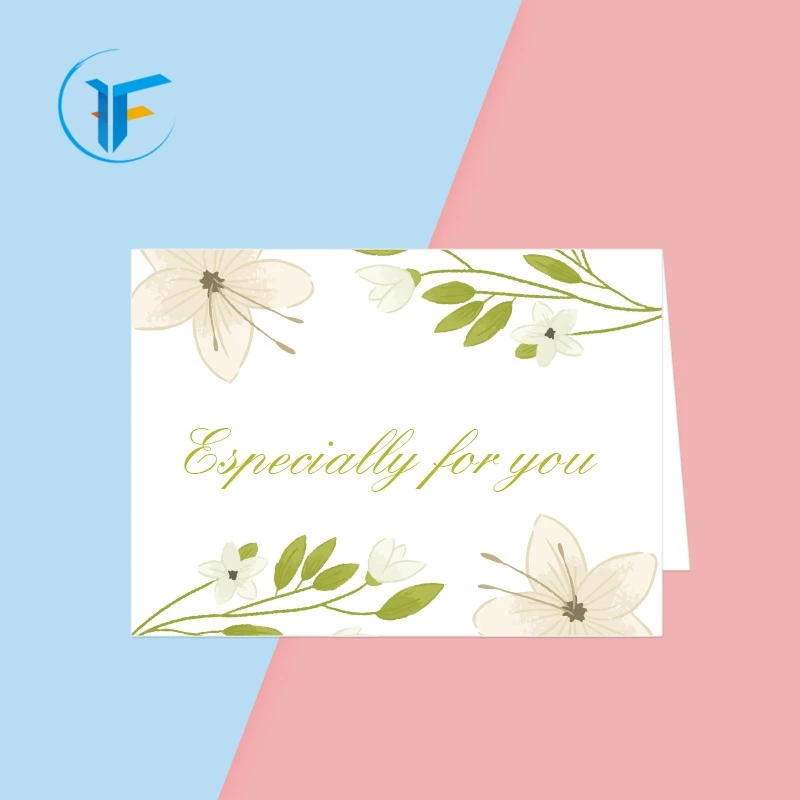 Art Paper Thank You Card For Business With Your Own Logo