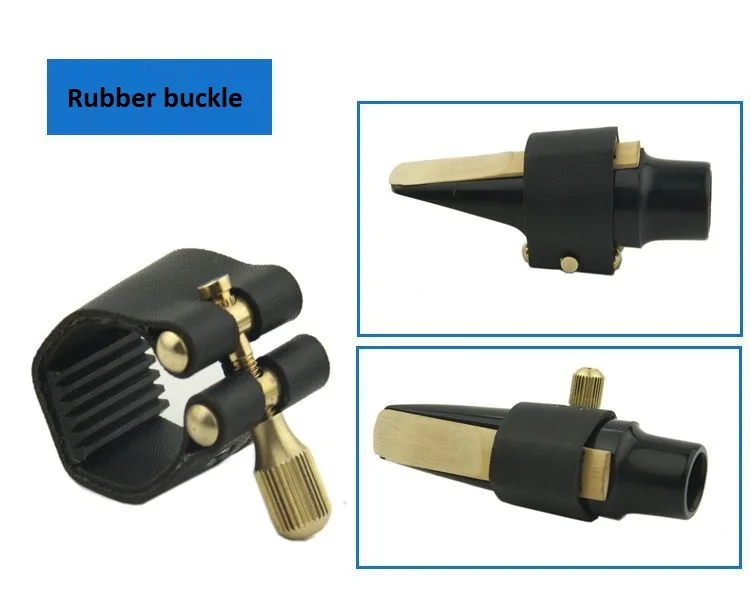 Оптовая продажа кларнет альт-саксофон кожаная пряжка металлический мундштук бакелитовая флейта