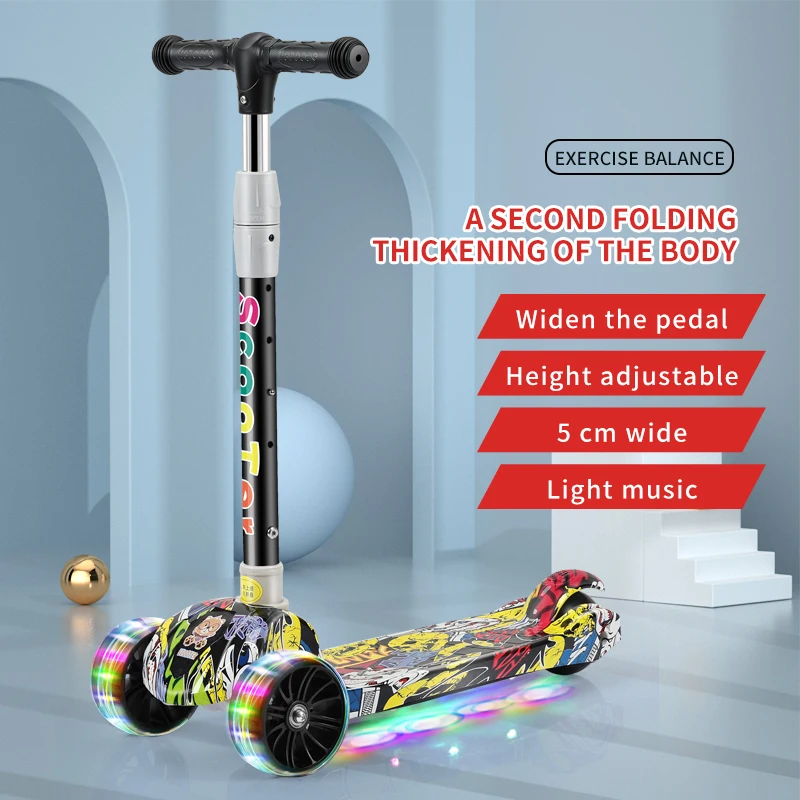 Скутеры для детей 2-3-610 лет и старше 8 лет педали для мальчиков и девочек Детские скутеры
