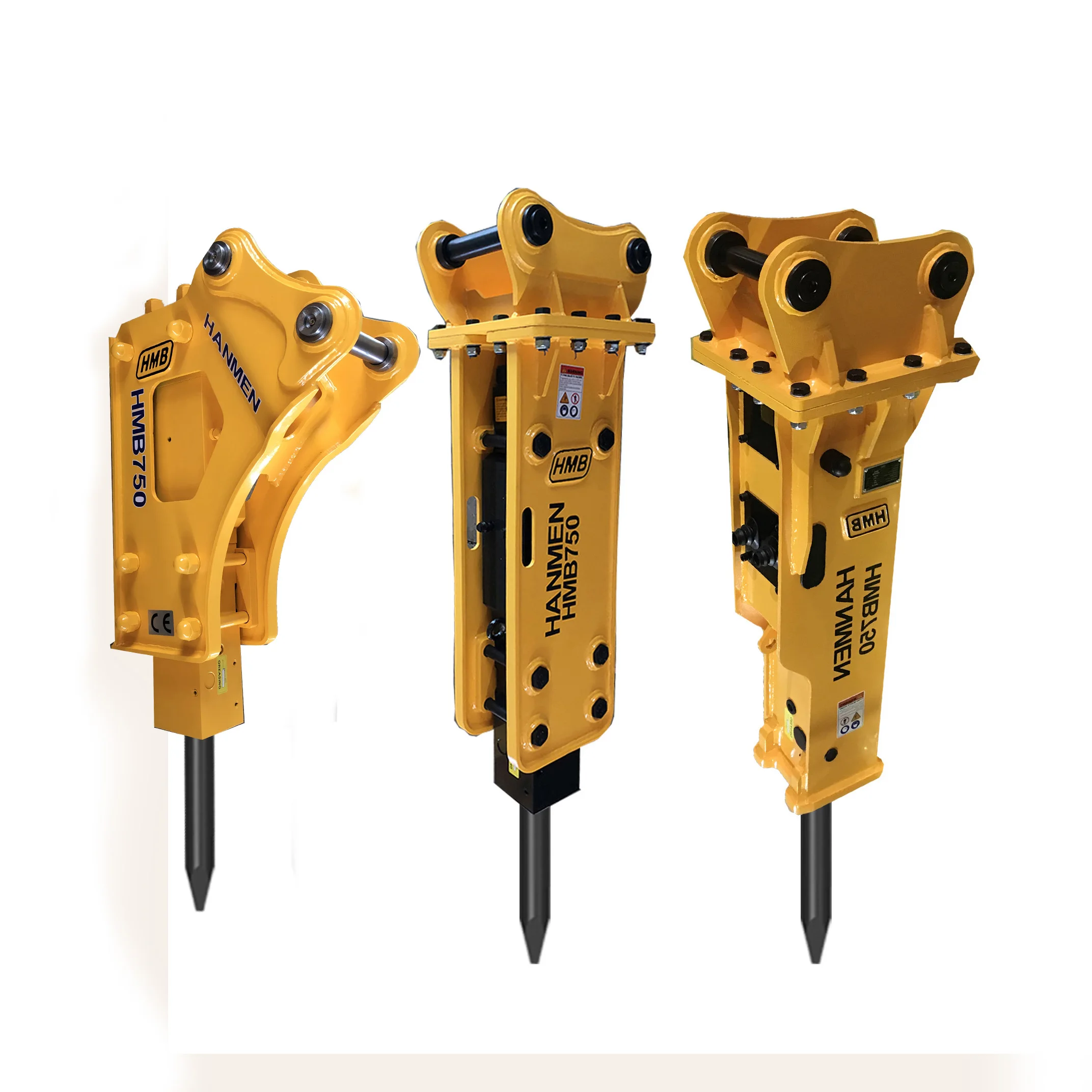 hmb750 case 580 hydraulic hammer breaker 75 hydraulic hammers for chisel 75mm for excavator