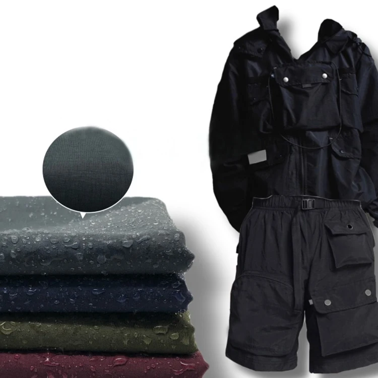 Water proof Outdoor Jacket mountaineering wear Bag fabric taslon 228T 320T full matte 100% recycled nylon taslan fabric