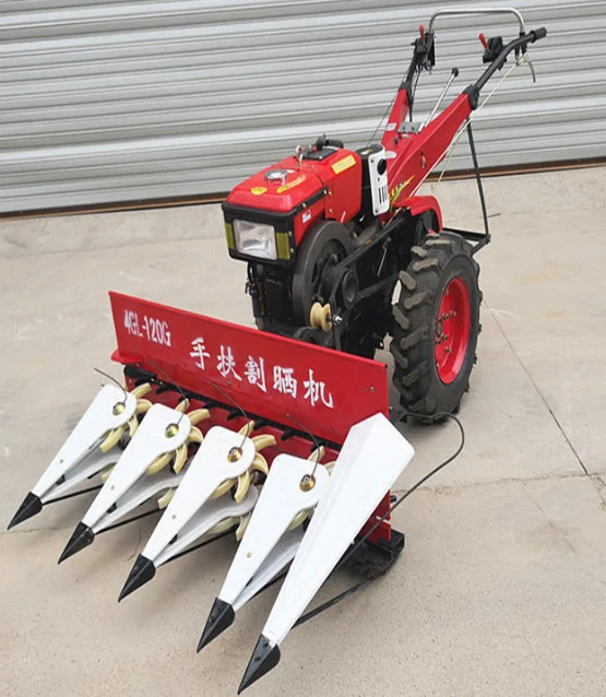 Weiwei self-propelled mower harvests rice, wheat, corn, grass, rice, pepper, oat grass, ryegrass, alfalfa and other crops