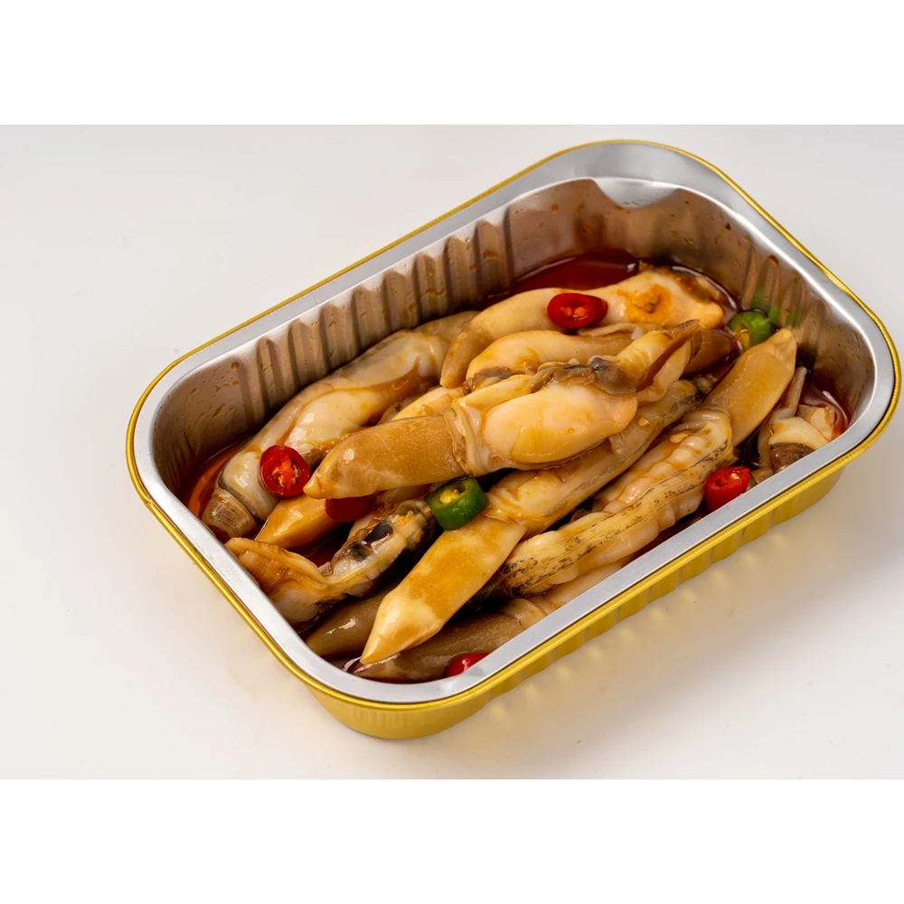 Factory Direct China Tantalizing Tastes Delicious Seafood Pre-Made Marinated Razor Clam Meat