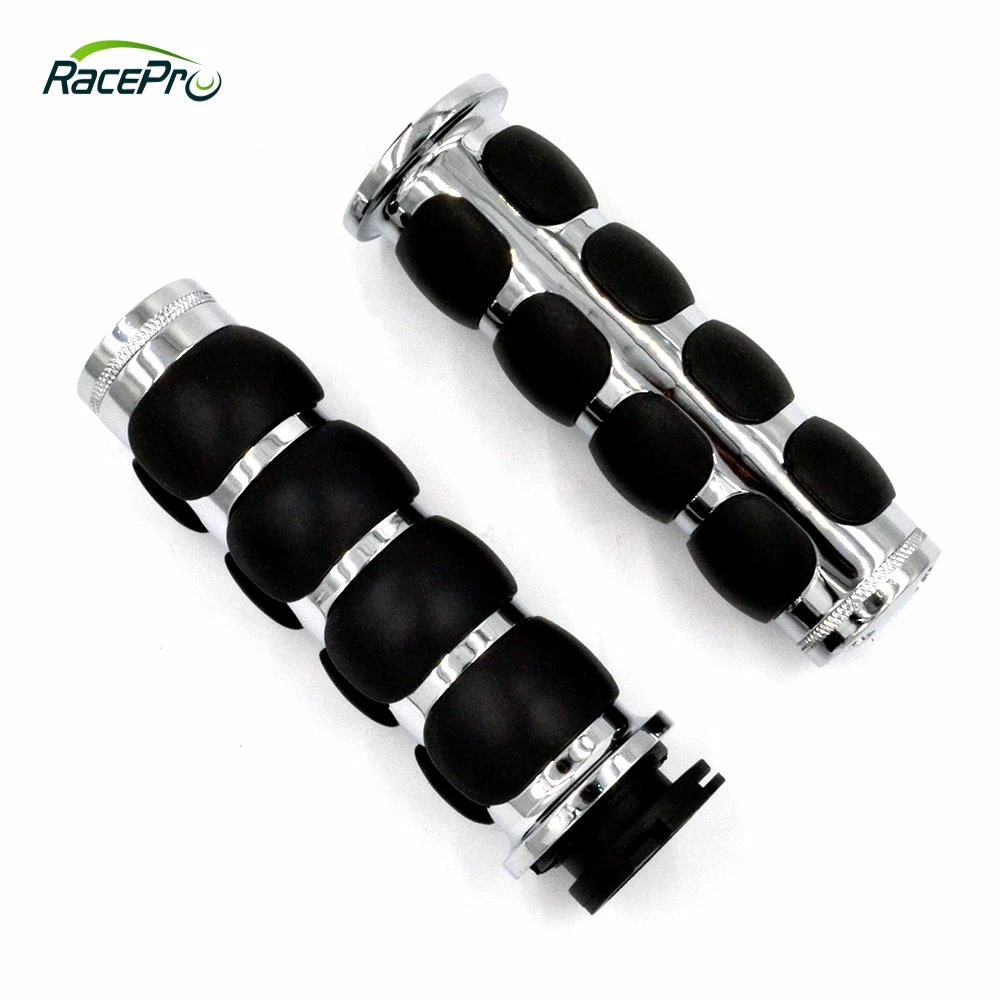 Motorcycle Hand Grips for Harley Davidson Choppers with Dual Cable Throttle Controls