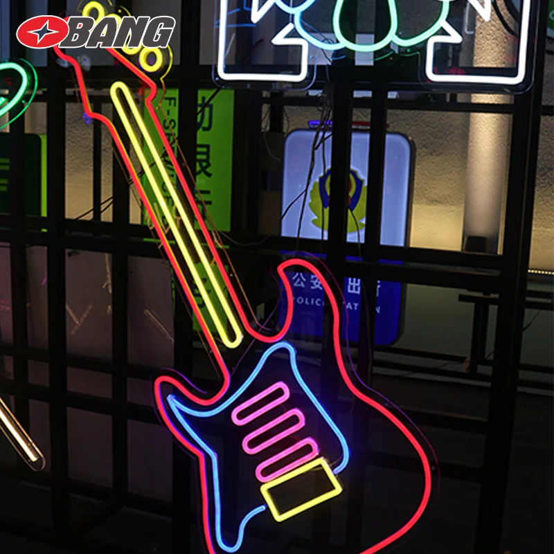Store signs rgb neon flex advertising board neon lights cutting size 1cm LED to guide card casetify case neon