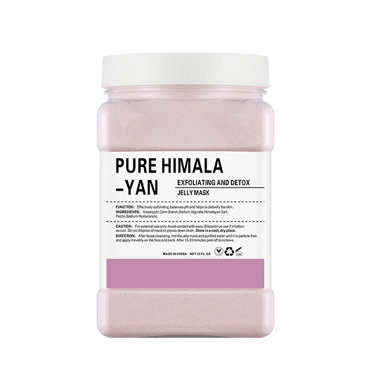 Lavender Diy Spa Jelly Mask Powder for Facials Peel Off Moisturizing Hyaluronic Acid Gel Floral Jelly Face Masks Skin Care Mask
