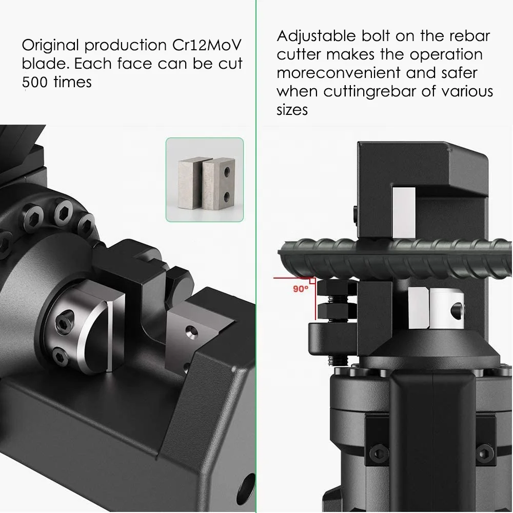 EMEADS Hot Sale Portable Electric Hydraulic Rebar Cutting Machine RC-20 Manual Steel Bar Cutter REBAR CUTTER RC-20