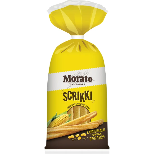 Superior Quality Made In Italy 200 G Crunchy And Tasty Breadsticks With Corn For Export Sale