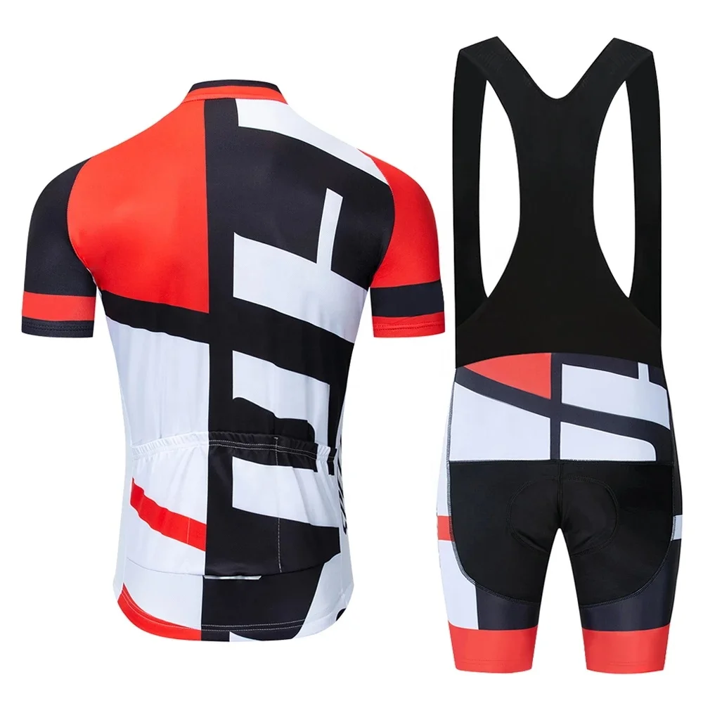 
Summer uniformes de ciclismo cycling wear 100% polyester cycling team jersey set custom roupas de ciclistas 