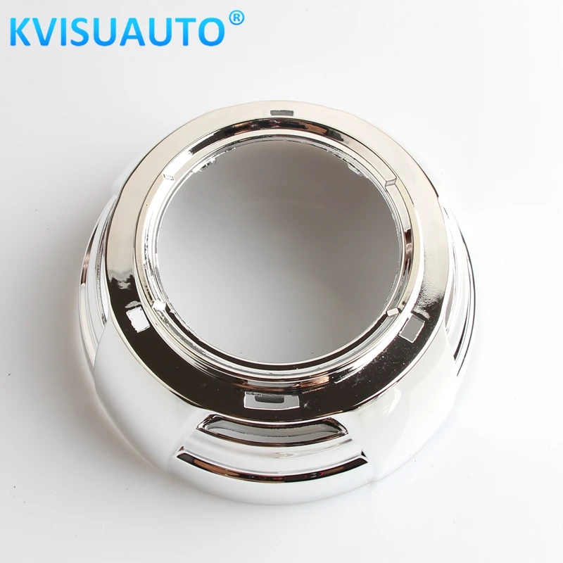 CQL Auto Parts 3inch HID Projector Shroud with Cover CCFL Led Angel Eyes