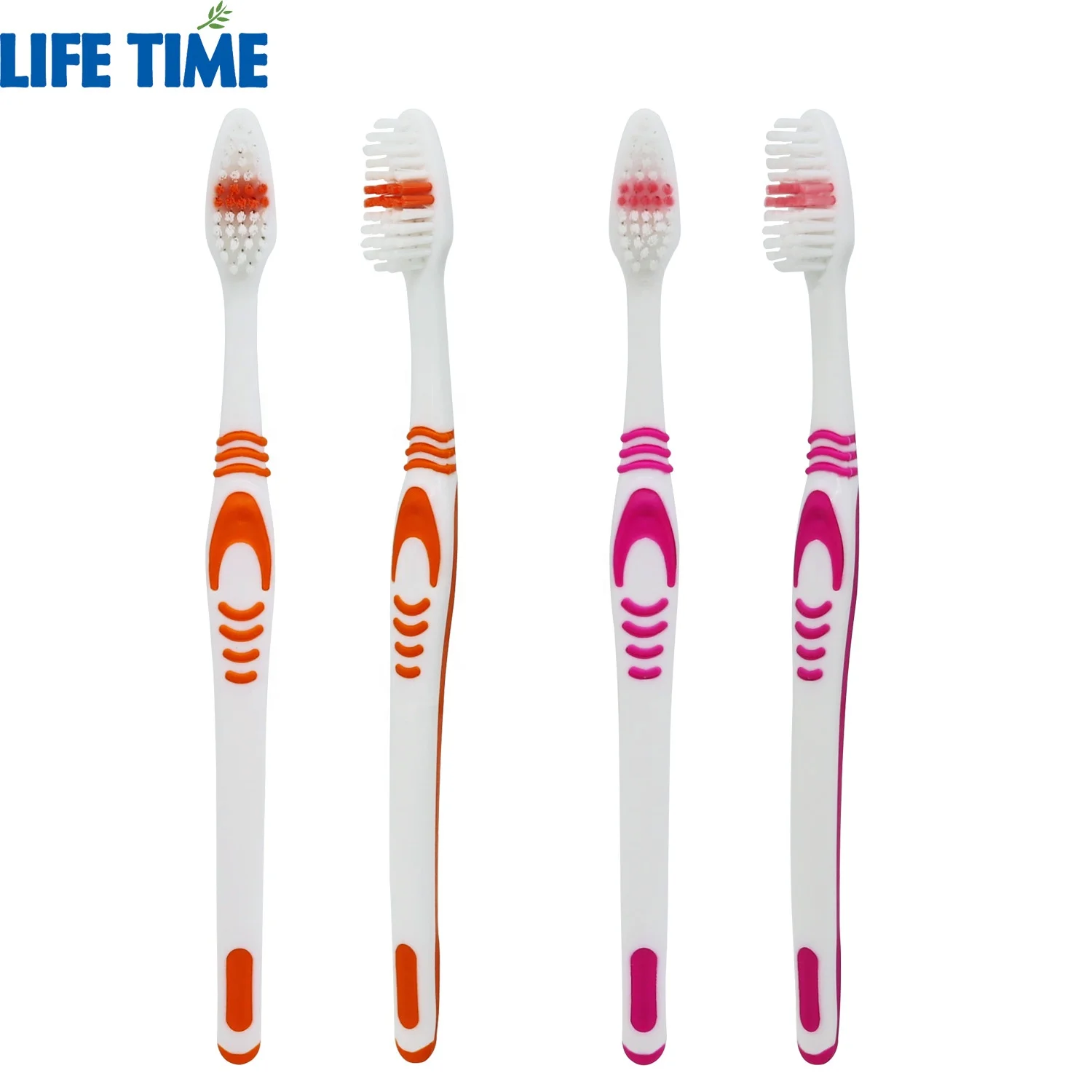 1PK 3PK Anti slip handle  deep lean adult toothbrush OEM toothbrush