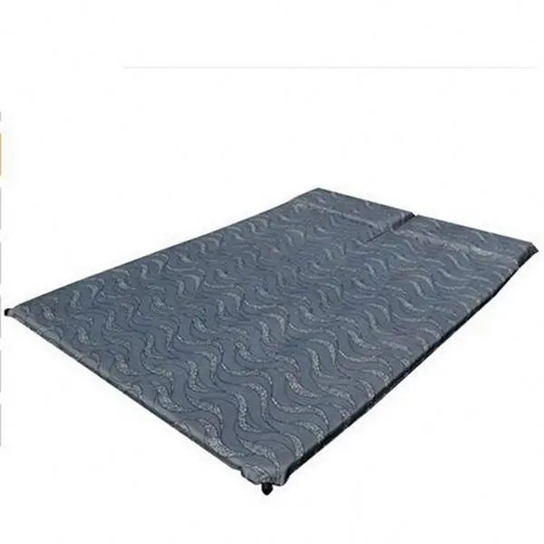 Thicken Double Inflatable Self Inflating Dampproof Sleeping Camping Pad Camping Mat Tent Air Mattress with 2 Pillows