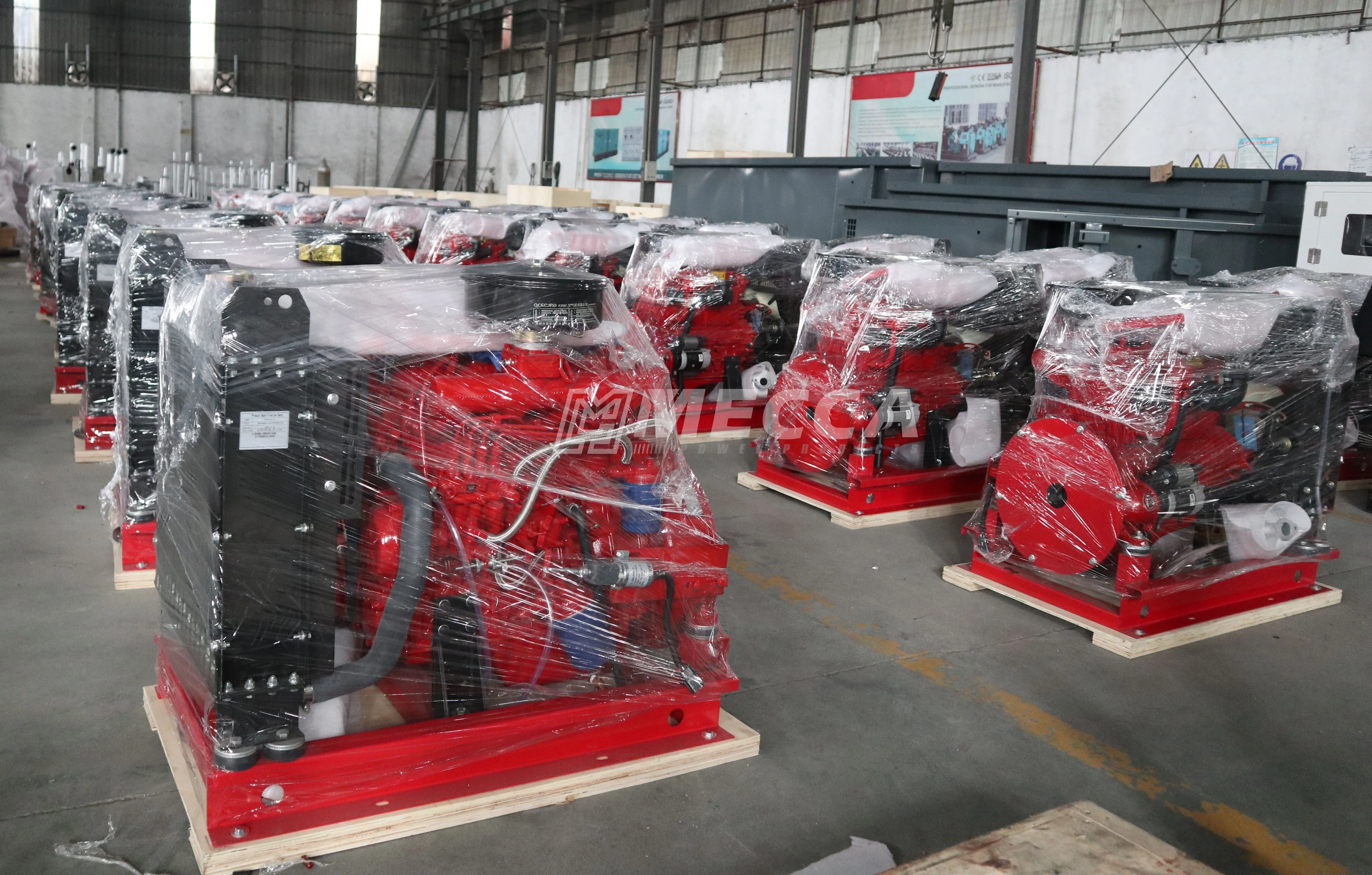 QC N485 490 495 High Speed Diesel Engine for Fire Fighting Pump Genset with Air Filter