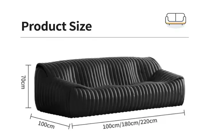 Роскошный итальянский кожаный 3-местный секционный диван Chesterfield современный нордический для приема гостиной ленивый дизайн кровати