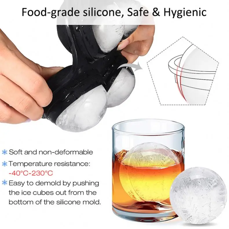 Edible Grade Silica Gel Maker Custom Silicone Ice Ball Molds