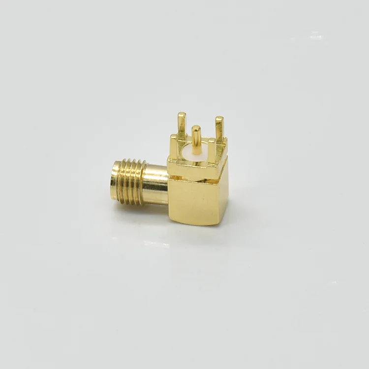  РЧ коаксиальный SSMA-KWHD розетка PCB SSMA-KWE правый угол гнездовой разъем для