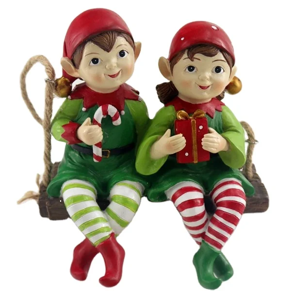 Customized Christmas couple boy and girl Ornaments Personalized Resin Home Decor Hanging Tree