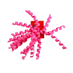 Factory supplier high quality satin curling ribbon flower for gift decoration