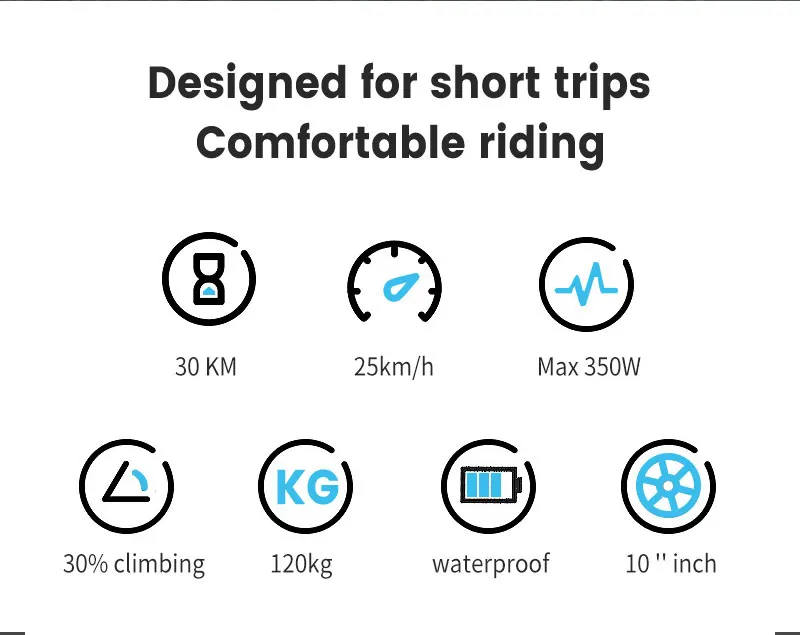 2021 Electric Battery 10AH 6AH 25KM/H 350W 18/25/35KM 10 inch Wide Wheels Off Road Foldable Spare Parts Electric Scooters