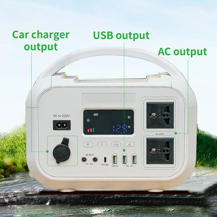 Storage Fast Charging 600W Solar Generator Power Bank 576Wh DC AC Pure Sine Wave Emergency Portable Power Station