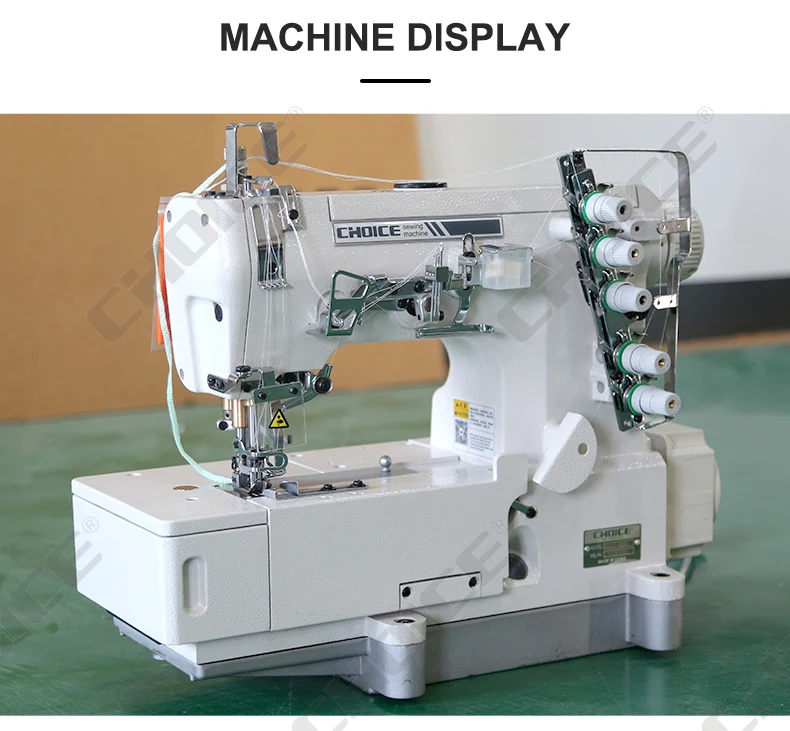 GC562-08AC Interlock Sewing Machine Flat bed  clutch motor industrial sewing machine for bottom hemming
