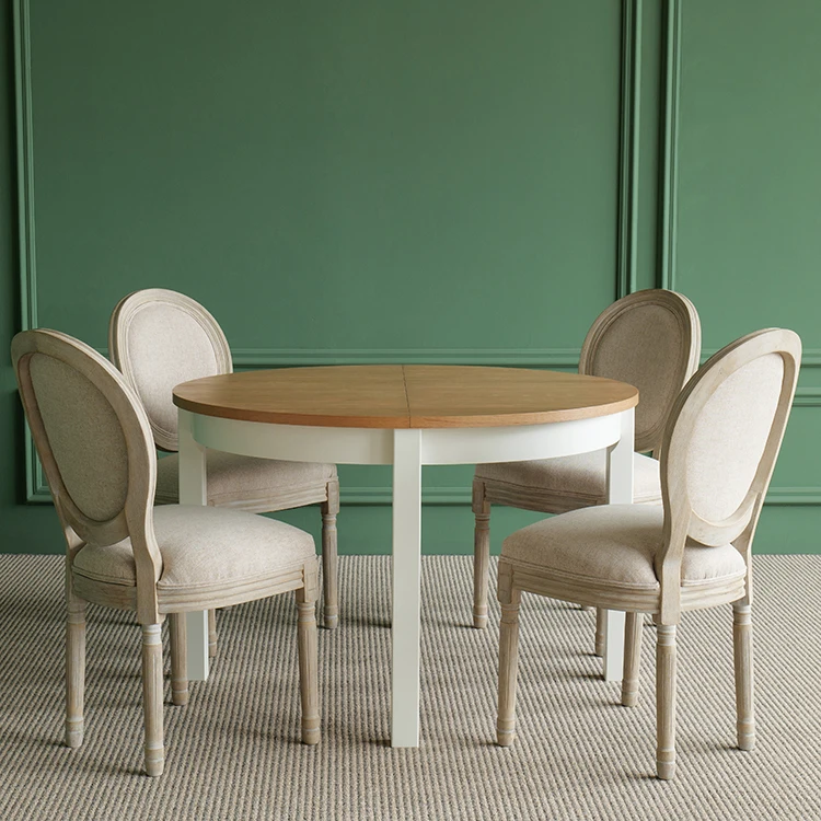 Wholesale Antique Design Restaurant Ghost Solid Wood Furniture Louis Kitchen  Dining Chair