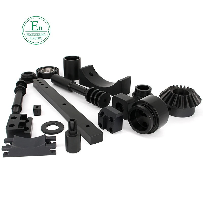 POM special shaped parts CNC machining Nylon auto parts Plastic parts processing pipe sleeve PTFE plastic bushing accessories