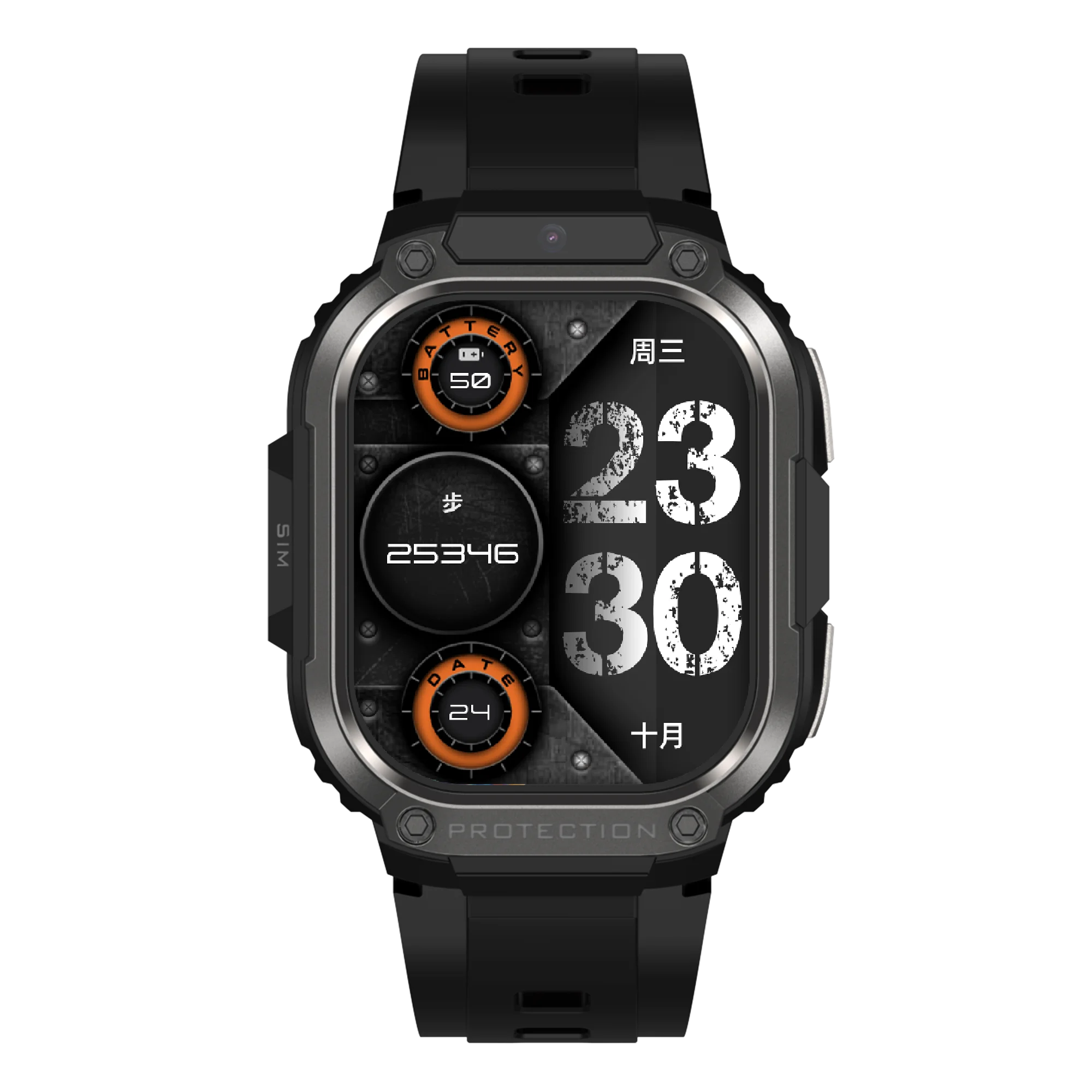 GPS smart watch ultra-clear HD AMOLED watch with sim card video call wifi connected workout sport management multi-function