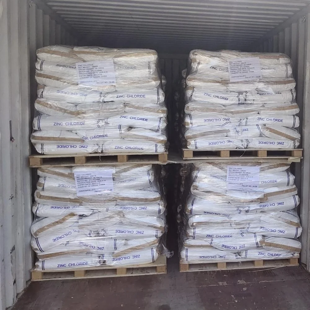 Hot sale battery grade zinc chloride 98%min manufactory supply
