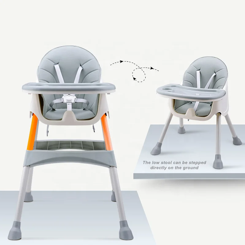 Wholesale toddler 2021 infant unique 3 in 1 children eating dining modern booster sitter seat kids feeding high baby chairs