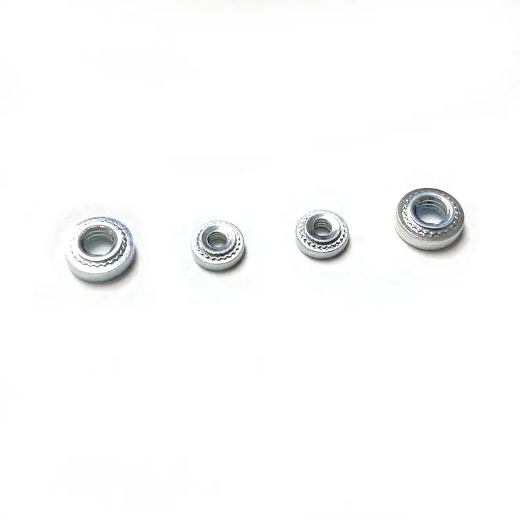 Direct order available M4 Aluminous round head Pressure Riveting nuts Self Clinch Nut for aluminium plate