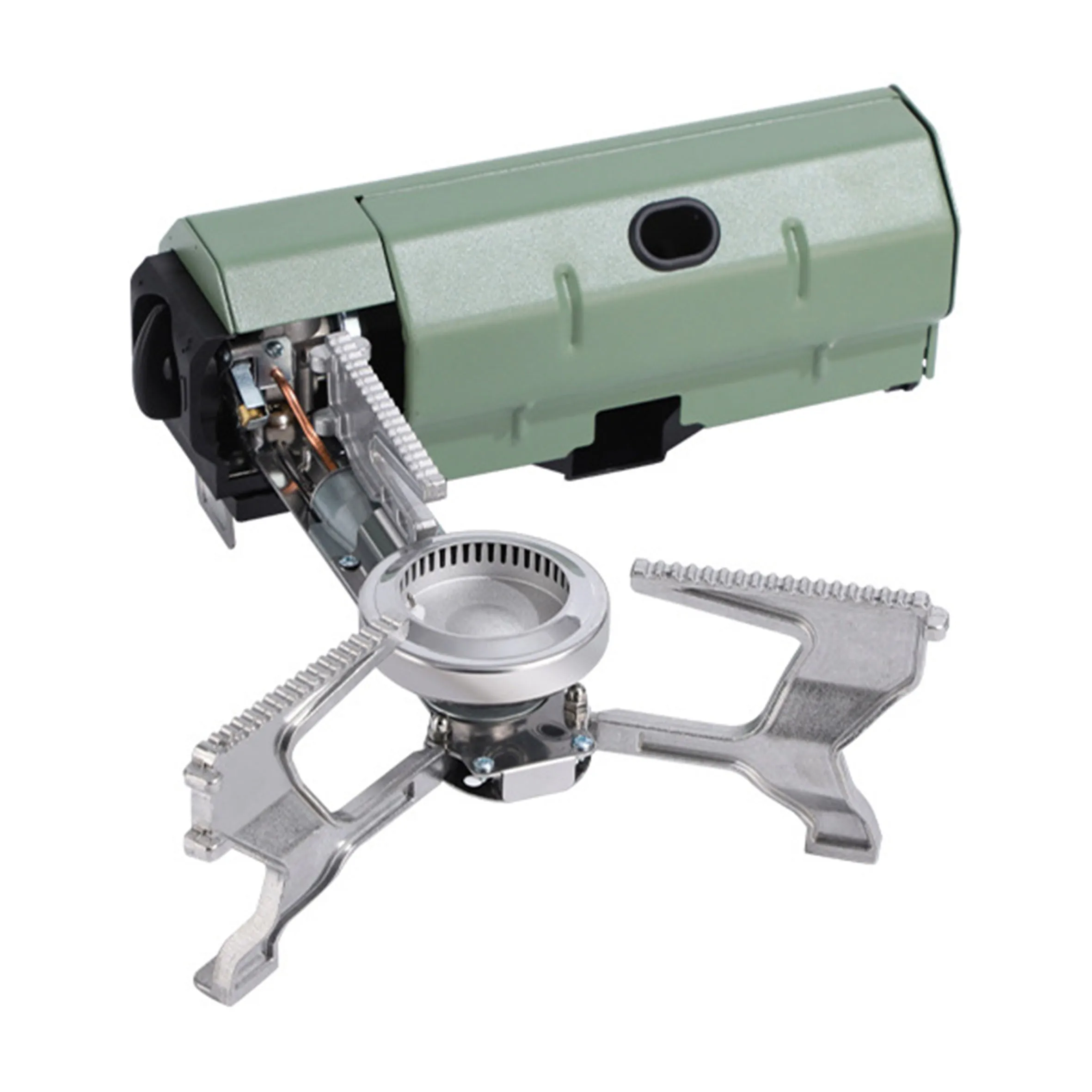 Portable Outdoor Gas Burner Windproof Folding Ultralight Split,Lighter Tourist Equipment Hiking Camping Gas Stove/