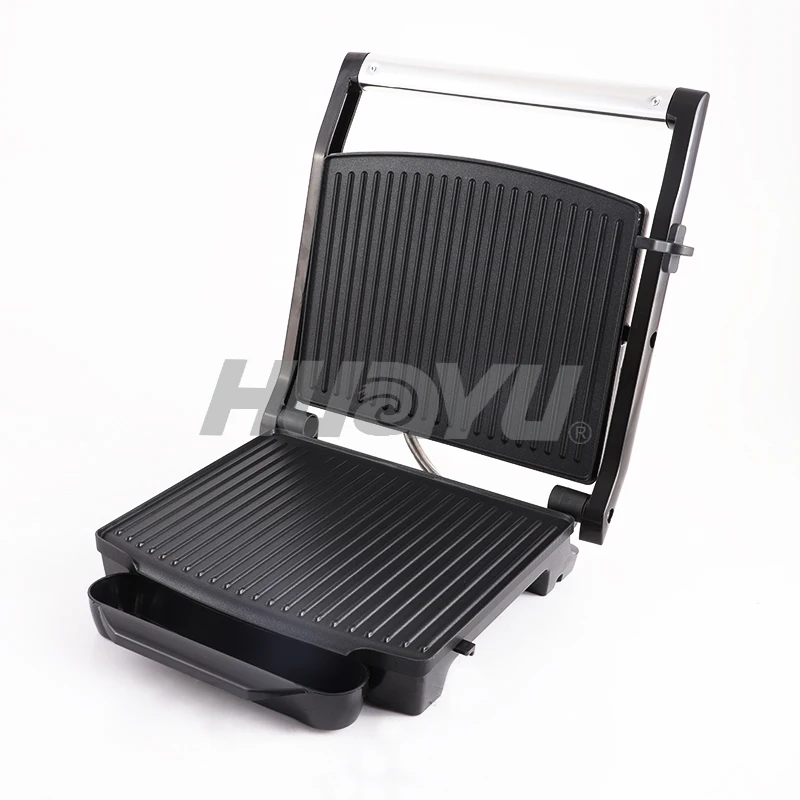 2024 New 4-slice Panini Press Grill Non Stick Sandwich Steak Press Grill Smokeless