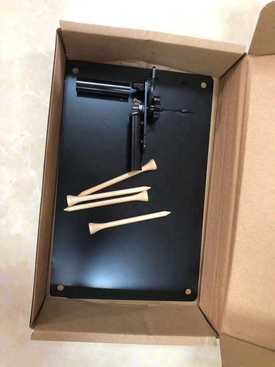 OEM New Professional Iron Golf Practice Plate for Alignment Stick Durable Metal Swing Trainer Training Accessory