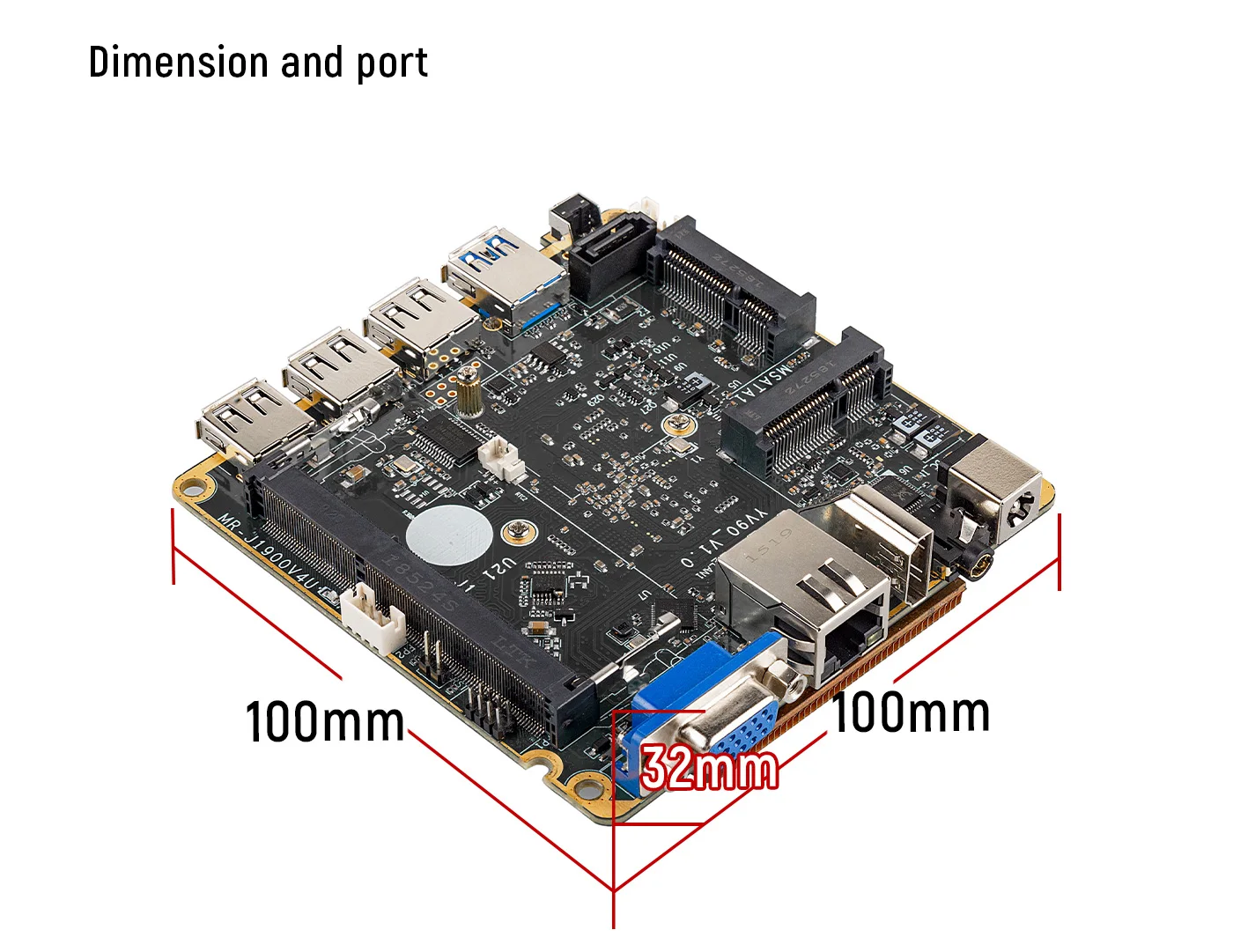 J1900 N2840 NUC Motherboard Intel DDR3 CPU Embedded Mainboard