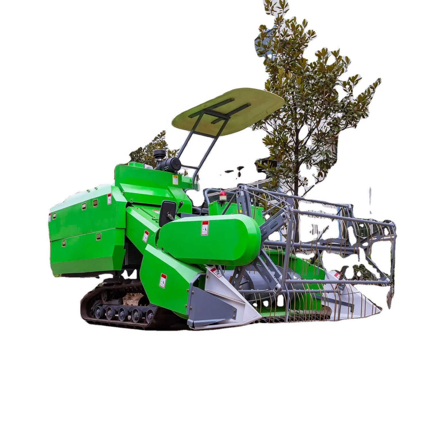 Rice Combine Harvester Factory Supply Grain Harvester with Crawler Cheap Price Hot Sale