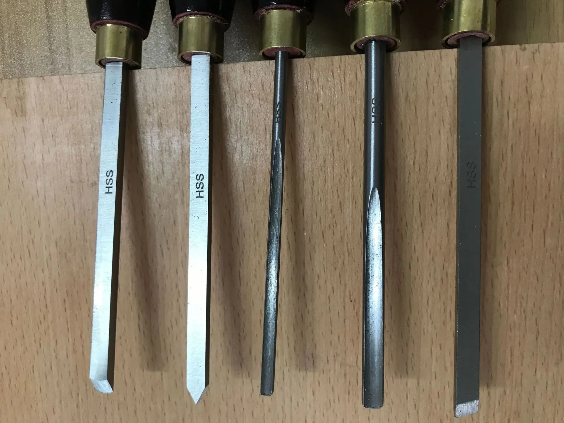 5 pcs gouge wood woodturning chisel set wood tools