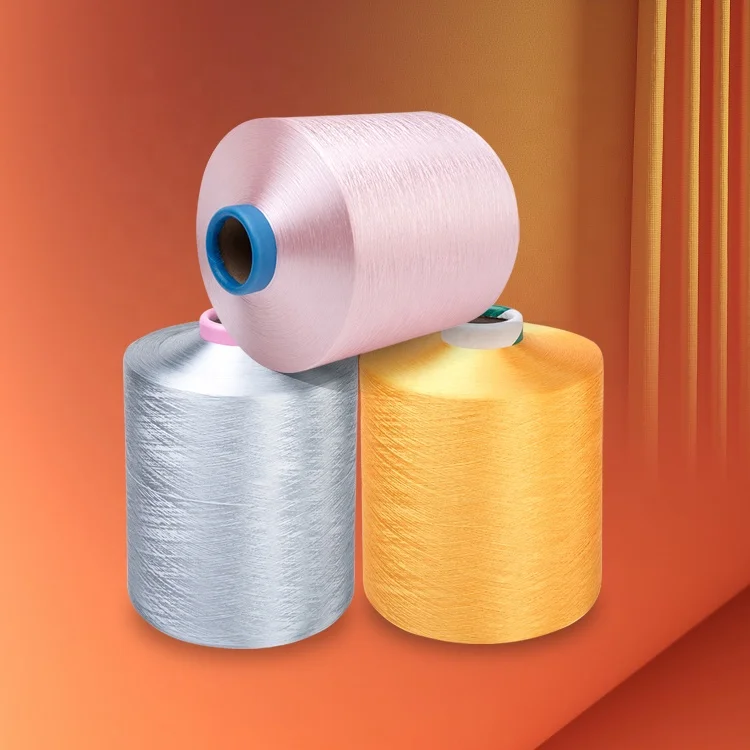 Factory Price polyester yarn 75d2 yarn multi dyeing yarn polyester uppers dty fdy