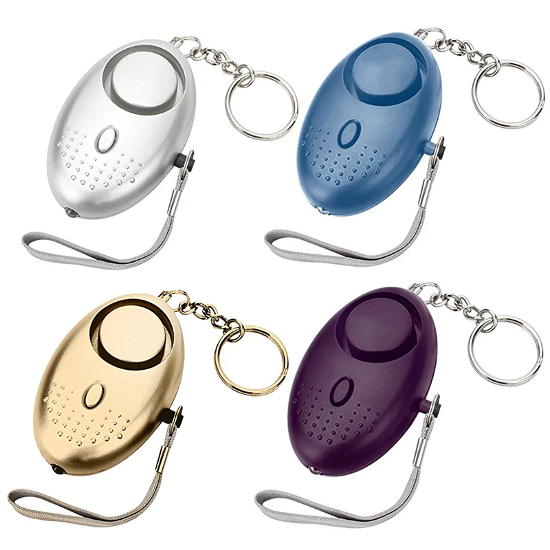 
130Db Panic Security Mini Detector Self Defense Keychain Alarm 