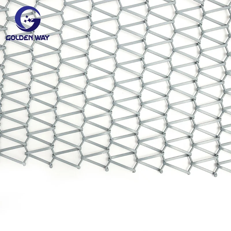 Customized Food Grade Stainless Steel Wire Rod Mesh Conveyor Belt Balanced Mesh Belt For Food Drying
