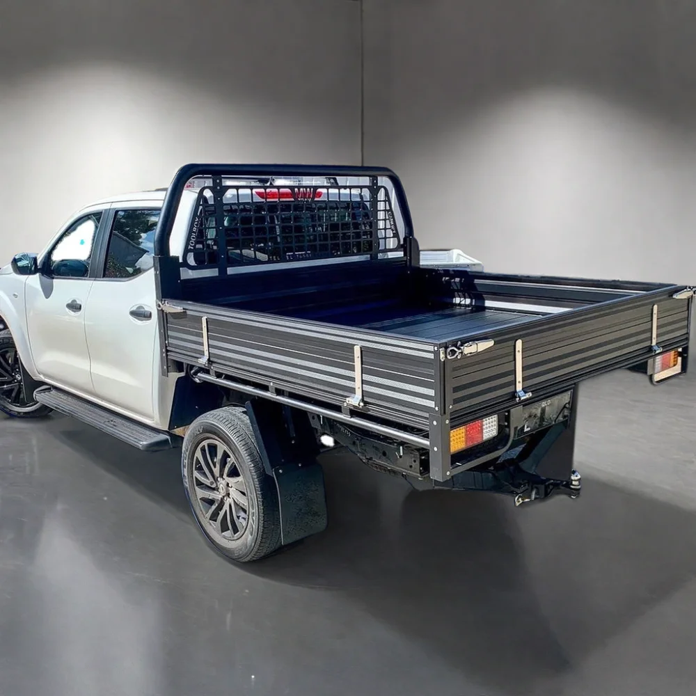 KINLIFE 2025 Customized 4*4 Aluminum Ute Tray Heavy Duty PC Storage Box Rear Slide-out Drawer Dual Cab Vehicles OEM ODM Support