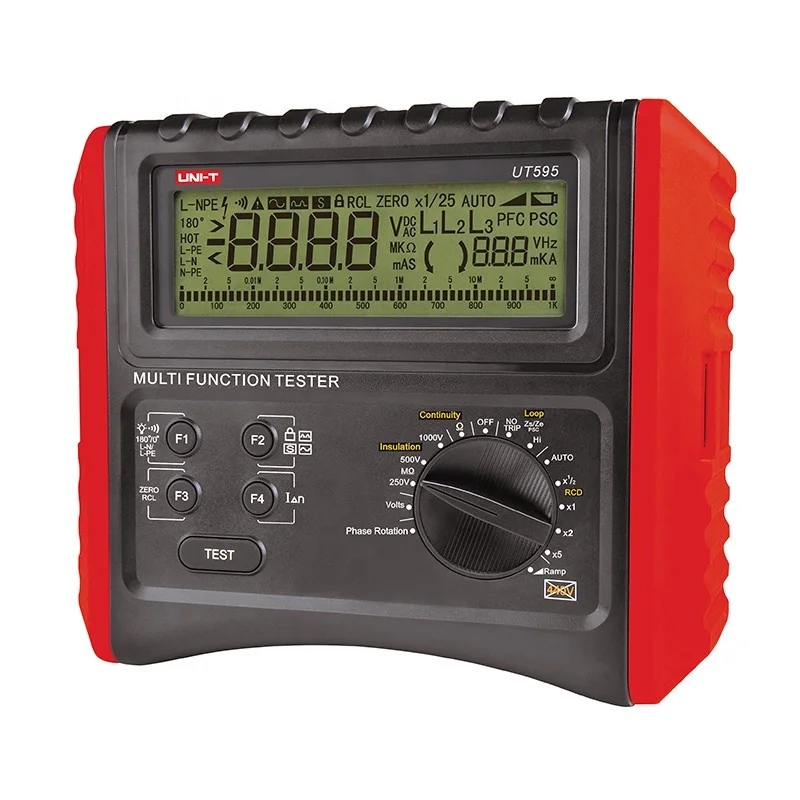 Digital Multifunction Installation Tester with Electric Comprehensive Tester Rcd Loop Current Voltage Tester UNI-T UT595