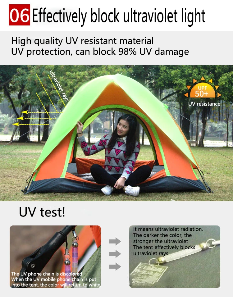 Cheapest  2 Person Ultralight Family Hiking  Waterproof Outdoor Camping  Tent