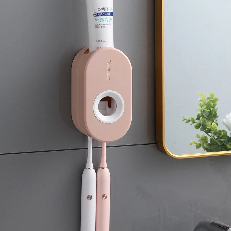 On sale modern style ABS plastic toothpaste dispenser for bathroom
