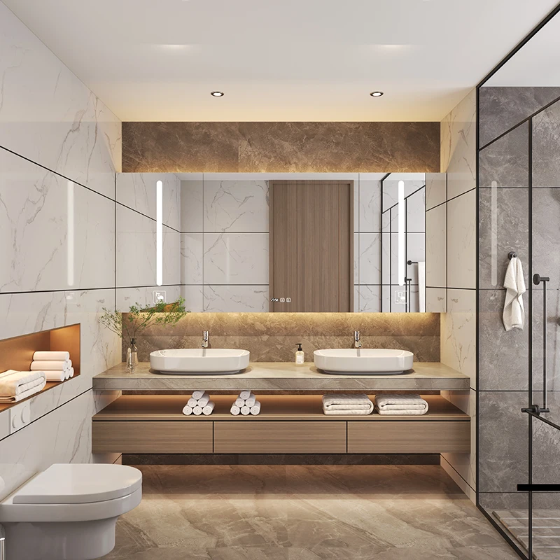 elegant minimalist design black double mirror ospana ready to ship lowes closeouts bathroom vanities