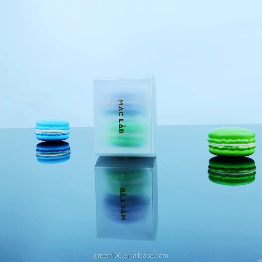 clear plastic round cavity blister tray 2 pcs macaron gift box with printed logo macaron packaging